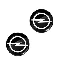 New metal 14mm Opel Car Remote Key Fob Emblem Badge Radio button Sticker Replacement for Astra Mokka Insignia Zafira Corsa Tigra Su0 black