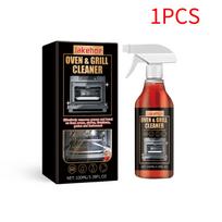 Heavy Duty Oven & Grill Cleaner Foam Spray Kitchen Grease Remover Spray for BBQ Stove and Kitchen Surfaces Easy Clean 1PCS black