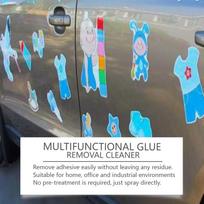 Multifunctional Label Sticker Remover Spray Strong Adhesive Cleaner for Home Car Glass Metal Surfaces Fast Cleaning Solution one size gray