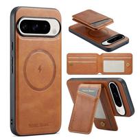 Detachable RFID Blocking Wallet Case for Google Pixel 10 Pro XL10A Pixel9 Pro 9A 8 8A 7 7A Magnetic Card Holder Leather Cover Google Pixel 8a black