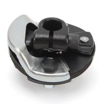 3/4in DD X 3/4in‑30 Spline Steering Rag Joint Coupler Metal Steering Box Coupler Replacement for Chevy Corvette Manual Boxes black
