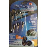 Kit de réparation pour fermeture éclaire 6 pcs,S,M,L, zippers fermeture éclaire