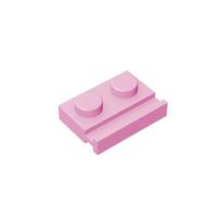 10pcs 32028 Plate 1X2 With Slide Building Blocks MOC Special Accessories Compatible Brick Children Toys Gift Box 10pcs žolės žalia spalva