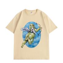 Cherub Shrek Funny Meme Graphic T Shirts High Quality Fashion Tshirt Men Women Casual  Short Sleeve Tshirts S beige
