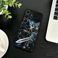 G-Grim Reaper Phone Case For Samsung S26,S25,S24,S23,S22,S30,S21,Ultra,Plus,FE 5G Black Soft Cover Samsung S26 black