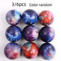 Galaxy Stress Balls Outer Space Foam Stress Balls For Squeeze Fidget Birthday Astronaut Party Favors School Class Reward Gift DP1497- gray