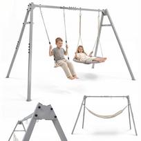 Sodo sūpynės 4 viename HyperMotion SWING su hamaku, lizdu ir medinėmis sūpynėmis, 50 × 50 mm