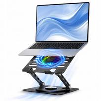 Nešiojamojo kompiuterio aušinimo stovas Wozinsky CoolBase 360°, 10 RGB apšvietimo režimų, 240 × 230 × 50 mm