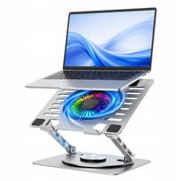 Nešiojamojo kompiuterio aušinimo stovas Wozinsky CoolBase 360° su 10 režimų RGB apšvietimu