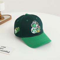 Super Mario Bros Cotton Baseball Cap With Sunblock And Windproof Features For Kids Outdoor Activities Red red
