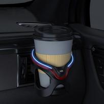 Car Cup Holder Air Conditioner Outlet Multifunctional Storage Rack Adjustable Expandable Water Cup Holder for Car Accessories raudona
