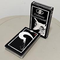 Gulliver Lenormand Oracle Deck - 36 Cards 10.3*6cm Minimalist Black & White Linocut Art įvairiaspalvis