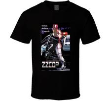 Zzcop Funny Robocop Parody T Shirt Mens Womens Tees Top S gray