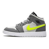 Jordan 1 Mid GS Gun Smoke Volt 554725-072 36 gray