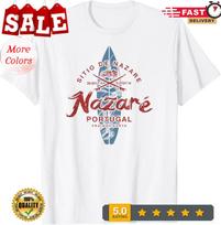Nazare Portugal Surfing Vintage T-Shirt M white
