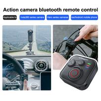 1 rinkinys Insta 360 X5 X4 X3 X2 Go3S Ace Pro 2 8 9 10 11 12 13 Aksesuarai Sportinės kameros Bluetooth Nuotolinio valdymo pultas 1 gray
