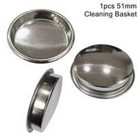 Double Spout Head 51mm Portafilter For Delonghi EC685 EC680 Espresso Coffee Maker Filter Portafilter 51mm Delonghi Accessories For Delonghi EC680 gray