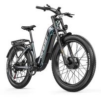 Shengmilo S700 PRO Electric Bike, 48V 25Ah Battery, 26x3.0 CST Fat Tires ruda