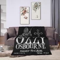 Ozzy Osbourne Rock Band Antklodė Vilnos Pavasaris Ruduo Daugiafunkcinis Minkštas Mėtomasis Antklodė Lovai Kelionėms Lovos Mėtymas 130x150cm