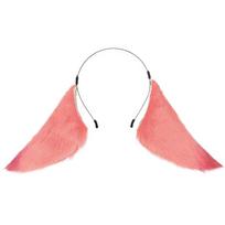 Genshin Impact Yae Miko Cosplay Headband Plush Fox Ears Hairpin Headwear Lolita Halloween Party Game Costumes Hair Accessories pink