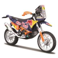 Bburago Red Bull KTM Factory Racing Series KTM 450 Rally 2019 Dakar Rally Motorcycle Diecast Model Car Finished Product 1/18 / 18-51088 oranžinė
