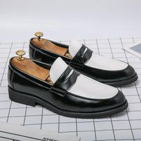 Klasikiniai Formalūs Odiniai Batai Vyrams Retro Laisvalaikio Verslo Batai Vyrams Įslystami Socialiniai Vyriški Oficialūs Batai Odiniai Loaferiai Vyriški 38 black