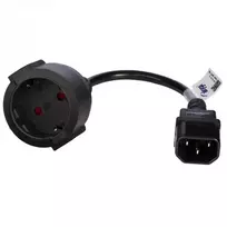 Akyga AK-PC-10A power cable Juodas 0.15 m CEE7/4