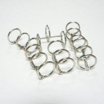 Metal Three-Ring Binder Loose Leaf Calendar with Desk Stand gray