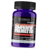Saw Palmetto Extract, Saw Palmetto, Ultimate Nutrition 100 softgels (71090001) 100softgels