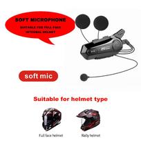 X1 Plus Motorcycle Bluetooth 1000M Intercom Helmet Headset For 2 Rider Intercomunicador Moto Waterproof Interphone Earphone red