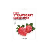 LEBELAGE Fruit Strawberry Essence Mask 1 Sheet red