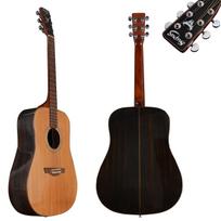 41-Inch Spruce & Rosewood Beginner-Intermediate Acoustic Guitar black