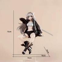 14CM Anime Arknights Žaidimo Lappland Figūrėlė Makaronų Kamštukas Figūrėlė Animacijos Modelis Žaislai Dovanos Kolekcija Dekoratyviniai Papuošalai PVC gray