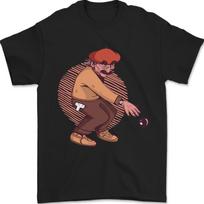 26 Boule Man Bowls Petanque Balls Mens T-Shirt 100% Cotton Unisex T-Shirt M brown