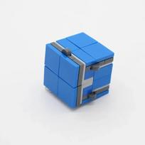 Constructing Block Bricks Toy Puzzle Smart Fidget Magic Cubes Spinner Fingertip Technical Assembling Latest Intelligence Playthings blue