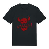 Ork WAAAGH! Cartoon Print T-shirts Warhammer 40k Clothing Wargaming Tees Men's Casual Cotton Top Unisex Y2K Streetwear L juoda