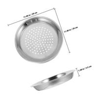 30 Cm Stainless Steel Steamer Tray for Wok Deep Thickened Steaming Basket Dumpling Bun Vegetable Seafood Rice Dim Sum Chinese white
