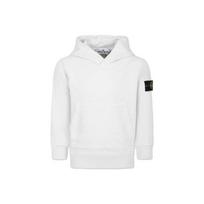Stone Island Logo Hoodie Kids hoodies 791661620-V0093 8 white