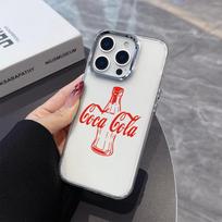 Hot beverage c-cola c-coca Phone Case For iPhone 17 16e 16 15 14 13 12 11 mini Pro Max X XR 8 7 Air Plus Transparent Soft Cover iPhone 16 white