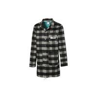 PUMA x Rhude Aop Coat Crossover Plaid Jacket White Men's 595345-02 XS black