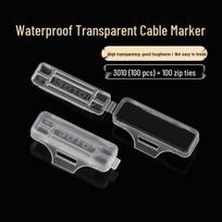Ruid Transparent Waterproof Cable Label Holder