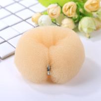 Hair Donut Bun Maker Foam Ring Hair Styling Tool Hair Accessory for Creating Round Buns and Ponytail Supports Suitable for DIY Hair Styling one size smėlis