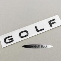 3D ABS Logo Golf Emblem Letters Badge For Volkswagen VW Golf 4 5 6 7 8 MK4 MK5 MK6 MK7 MK8 Car Rear Trunk Sticker Accessories VP3 white