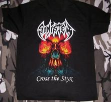 Vtg Sinister Band Cross The Styx Cotton Black All Size Unisex Shirt XXXXL black