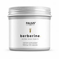 FOLIUS LABS Clean Label Berberine HCl 97% Supplement 500mg