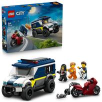 LEGO City Police Transport Vehicle 60479 toy boys girls toys birthday gift blocks educational 6 years 7 8 9 vehicles cars mini children 198 pieces gray