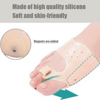 Orthopedic Bunion Corrector Bunion Relief Protector Sleeves Silicone Bunion Support Brace white
