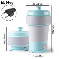 Mini elektrinis virdulys Nešiojamas Nešiojamas vandens katilas Mažas buitinis kelioninis vandens katilas Kelioniniam naudojimui EU Plug gray