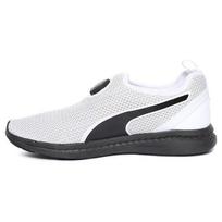 Puma Ignite Fabric Comfortable Versatile Shock Absorbing Breathable Low Top Casual Shoes Women sneaker White Black 361283-03 37 white