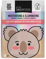 Aquarius IDC INSTITUTE drėkinanti ir šviesinanti lakštinė veido kaukė Koala, 22 ml
